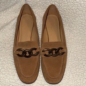 Crown Vintage Lastro Loafers with Chain Detail